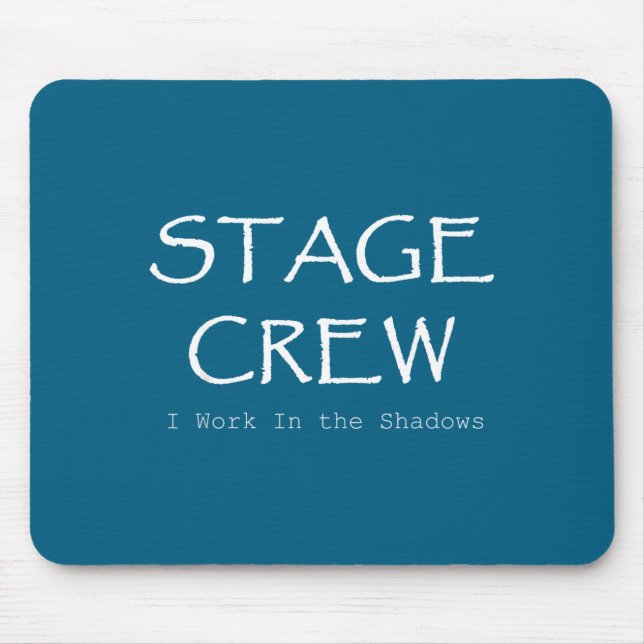 Alfombrilla De Ratón Teatro Funny Stage Crew  (Frente)