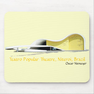 Alfombrilla De Ratón Teatro Popular Teatro, Niteroi, Brasil