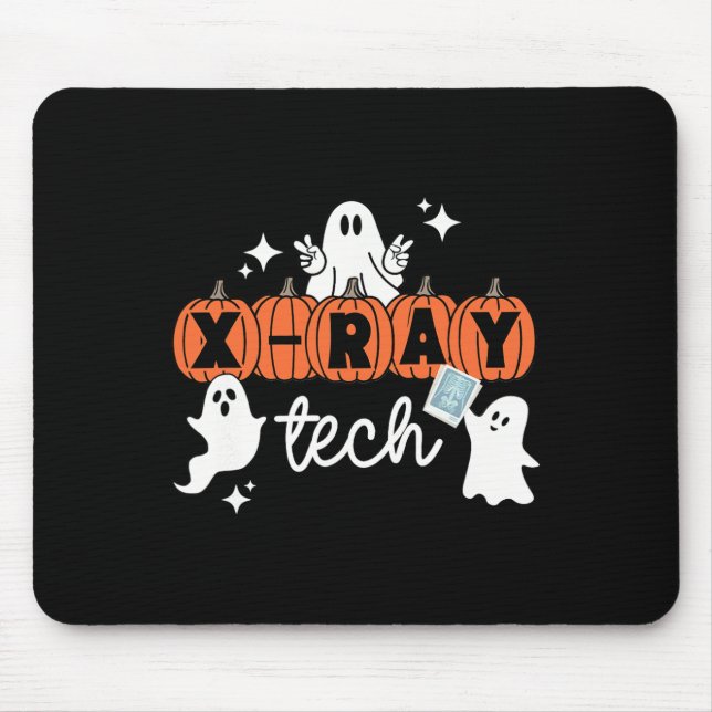 Alfombrilla De Ratón Tech Halloween Technier Squad Xray Tech Pumpkin (Frente)