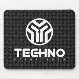 Alfombrilla De Ratón Techno Streetwear - logotipo - cojín de ratón