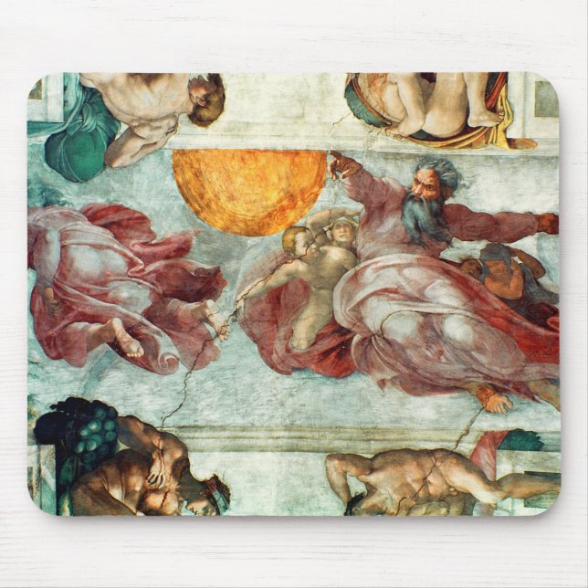 Alfombrilla De Ratón Techo 3 de la capilla de Sistine (Frente)