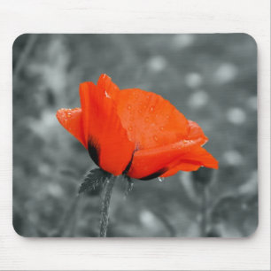Alfombrilla De Ratón Teclado de color poppy mousepad