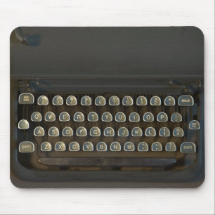 Alfombrilla De Ratón Teclado de máquina de escribir
