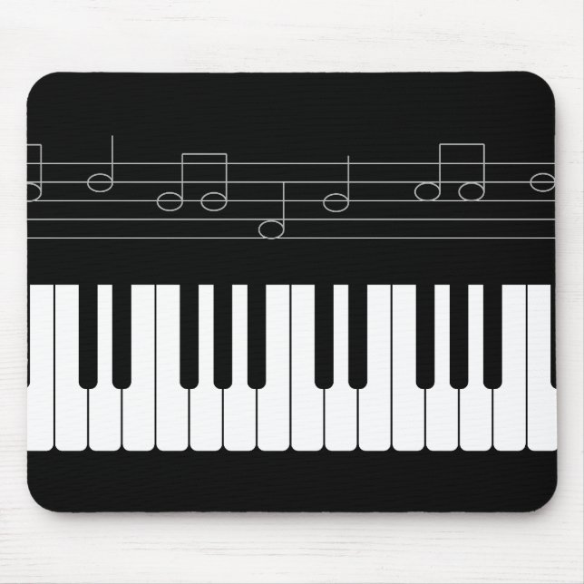 Alfombrilla De Ratón Teclado de piano (Frente)
