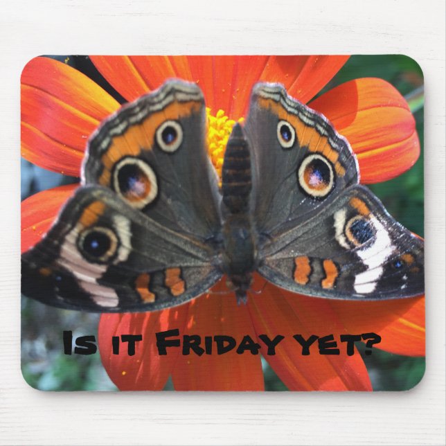 Alfombrilla De Ratón teclado del ratón del humor del viernes (Frente)