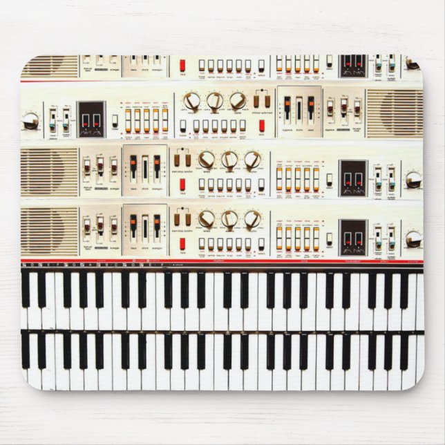 Alfombrilla De Ratón Teclado eléctrico viejo (Frente)