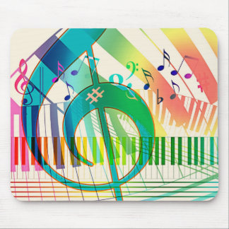 Alfombrilla De Ratón Teclado Music Treble Clef