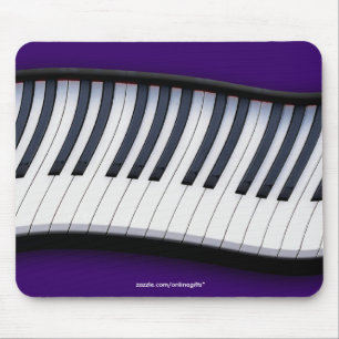 Alfombrilla De Ratón Teclado Piano Música-Tema Mousepad