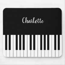 Teclado simple de piano negro y blanco