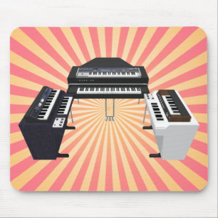 Alfombrilla De Ratón Teclados antiguos: modelo 3D: Mousepad Personaliza