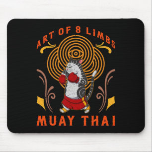 Alfombrilla De Ratón Técnica de luchador de Muay Thai Tailandia Puño An