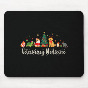 Alfombrilla De Ratón Técnico Veterinario Animal Navidad Vibraciones Vet