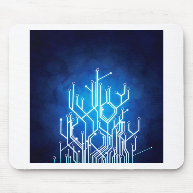 Alfombrilla De Ratón tecnología de placa de circuito- (Frente)