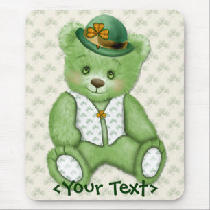 Alfombrilla De Ratón Teddybear irlandés - Verde