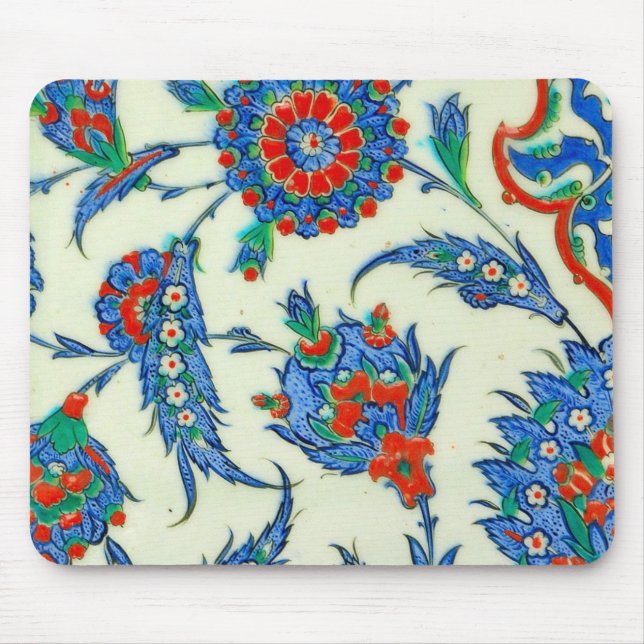 Alfombrilla De Ratón teja del iznik (Frente)
