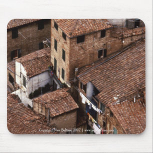 Alfombrilla De Ratón Tejados de Siena el Mousepad