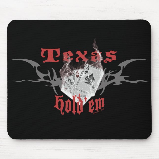 Alfombrilla De Ratón Tejas los sostiene Mousepad (Frente)