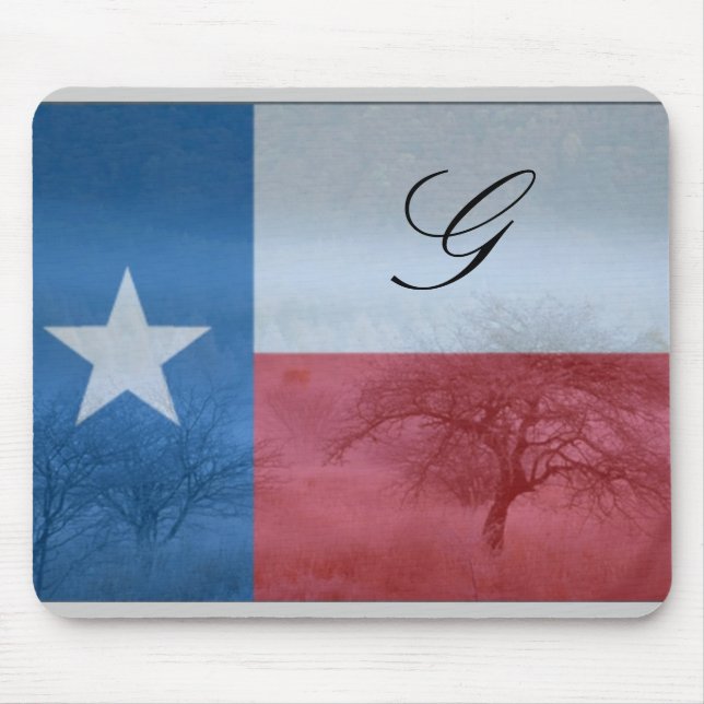 Alfombrilla De Ratón Tejas rubricó Mousepad (Frente)