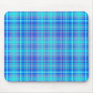 Alfombrilla De Ratón Tejido de tela de plástico Tiras azules-44008
