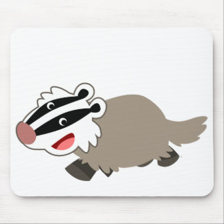 Alfombrilla De Ratón Tejón lindo Mousepad del dibujo animado