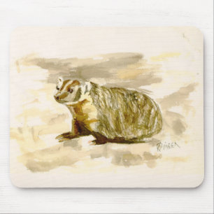 Alfombrilla De Ratón Tejón Mousepad