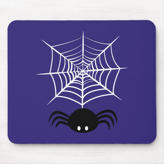 Alfombrilla De Ratón Telaraña de Halloween  (Frente)