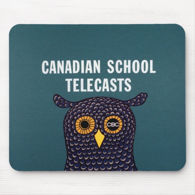Alfombrilla De Ratón Telecomunicaciones escolares de Canadá (Frente)