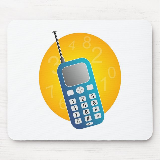 Alfombrilla De Ratón Teléfono móvil (Frente)