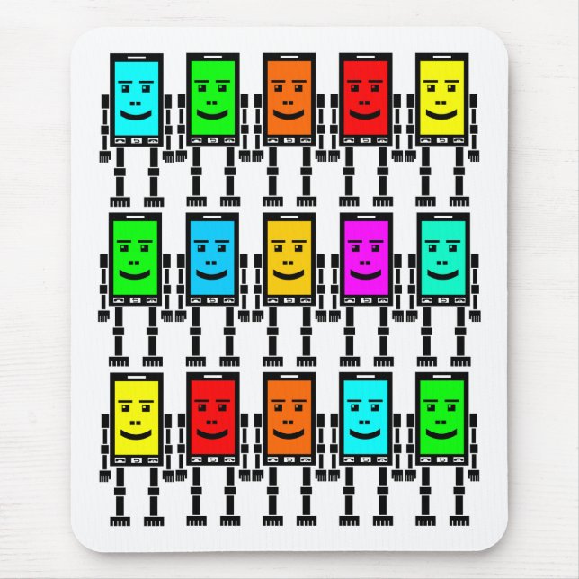 Alfombrilla De Ratón Teléfonos Robo (Frente)