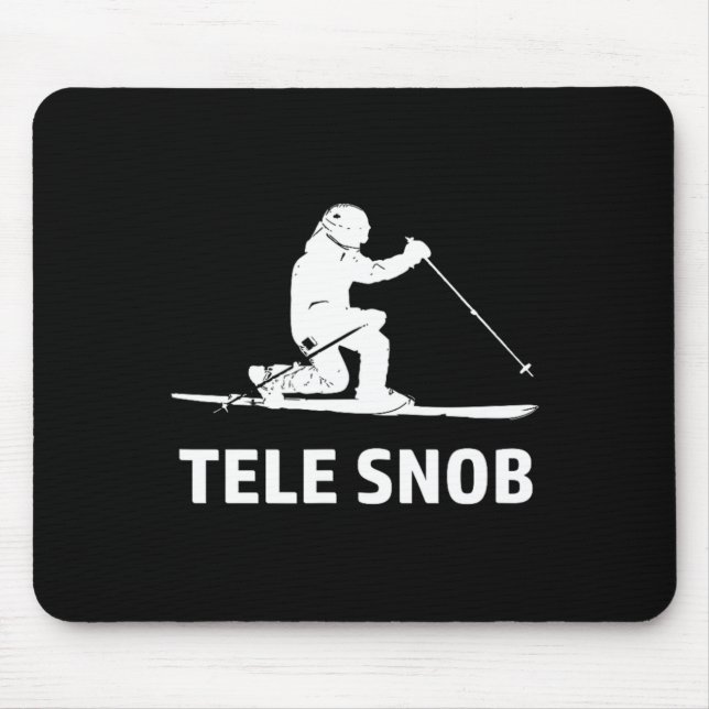 Alfombrilla De Ratón Telemark Skiob Snob (Frente)