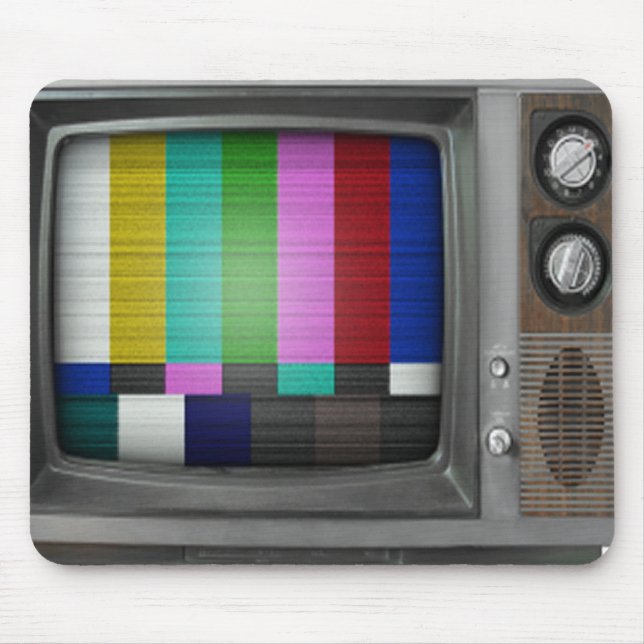 Alfombrilla De Ratón Televisión antigua (Frente)
