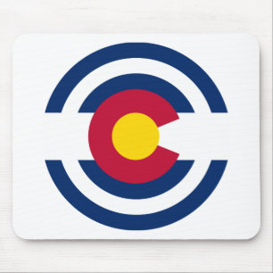 Alfombrilla De Ratón Tema 00 de la bandera de Colorado