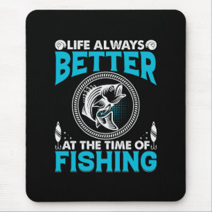 Alfombrilla De Ratón Tema de pesca