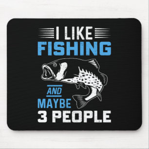 Alfombrilla De Ratón Tema de pesca 