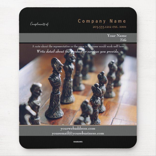 Alfombrilla De Ratón Tema de Rosa de Mousepad promocional - HAMbyWG (Frente)