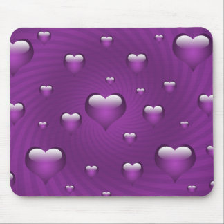Alfombrilla De Ratón Tema del amor de los corazones