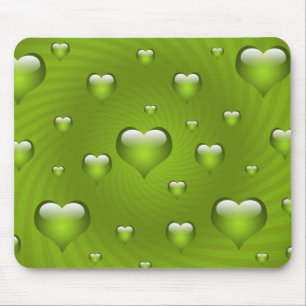 Alfombrilla De Ratón Tema del amor de los corazones