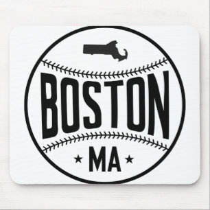 Alfombrilla De Ratón Tema del béisbol de Boston