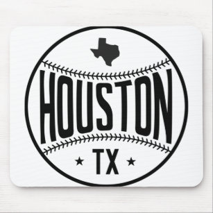 Alfombrilla De Ratón Tema del béisbol de Houston