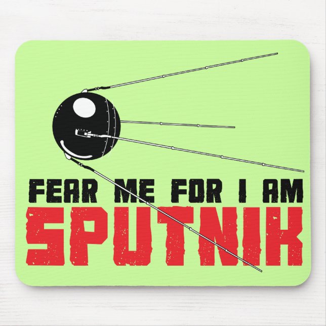 Alfombrilla De Ratón Tema que para mí sea Sputnik Mousepad (Frente)
