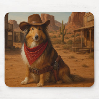 Alfombrilla De Ratón tema Western Sheltie