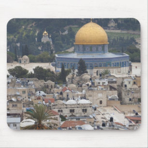 Alfombrilla De Ratón Temple Mount and Dome of the Rock