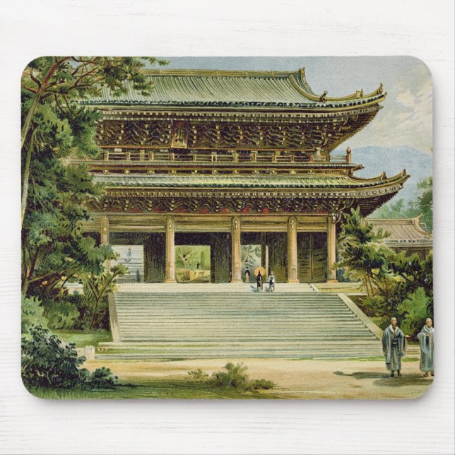 Alfombrilla De Ratón Templo budista en Kyoto, Japón (Frente)