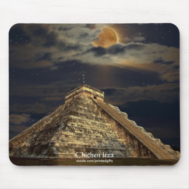 Alfombrilla De Ratón Templo de Chichen Itza 2012 Mousepad maya (Frente)