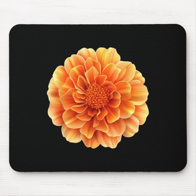 Alfombrilla De Ratón Temporada de flores de bonito Marigold (Frente)