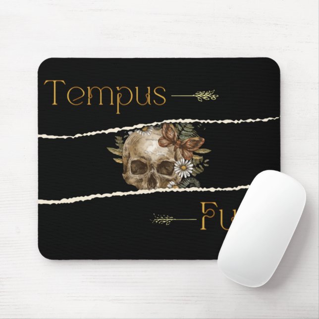 Alfombrilla De Ratón Tempus fugit (Con ratón)