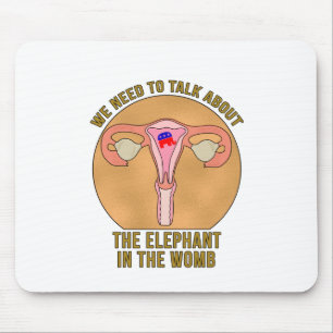 Alfombrilla De Ratón Tenemos que hablar del elefante en el útero