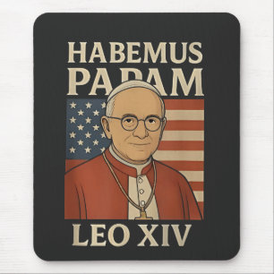 Alfombrilla De Ratón Tenemos un papa Papa León XIV Iglesia Cristiana