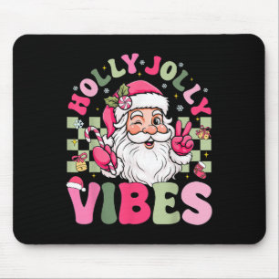 Alfombrilla De Ratón Tener Navidades De Jolly De Xmas Holly Vibes De Co