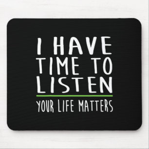 Alfombrilla De Ratón Tener Tiempo Para Escuchar El Estigma De Sensibili